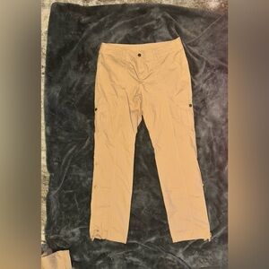 VINTAGE 90s/Y2k Boston Proper Tan Beige Cargo Pants Womens